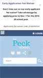 Mobile Screenshot of peckschool.org